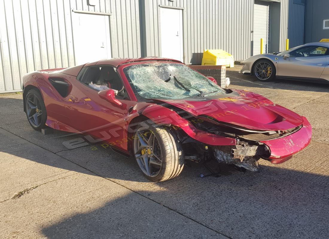 Ferrari F8 Spider with 940 Miles, being prepared for breaking #8