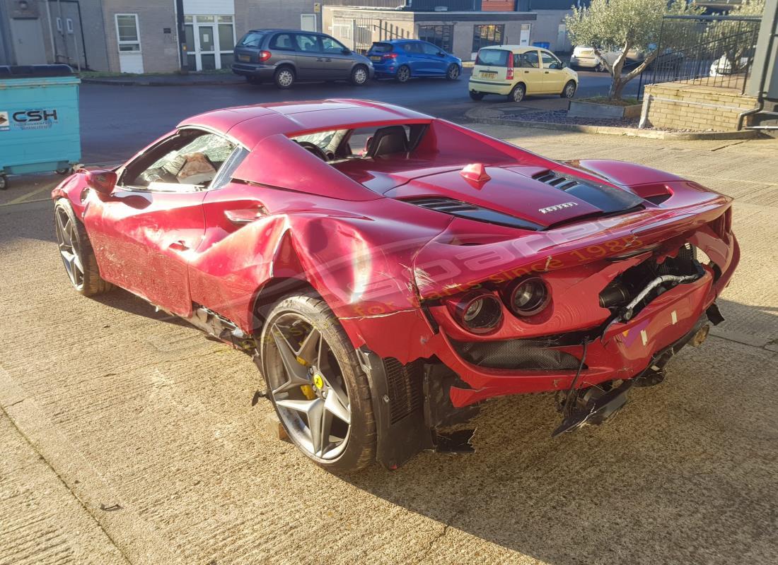Ferrari F8 Spider with 940 Miles, being prepared for breaking #4
