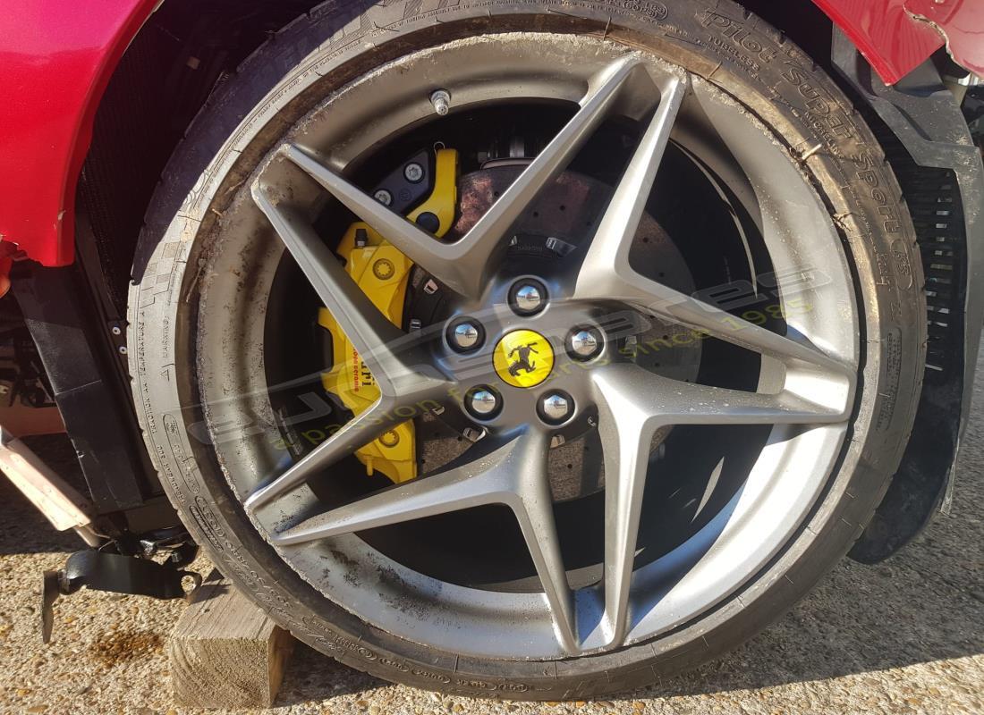 Ferrari F8 Spider with 940 Miles, being prepared for breaking #19