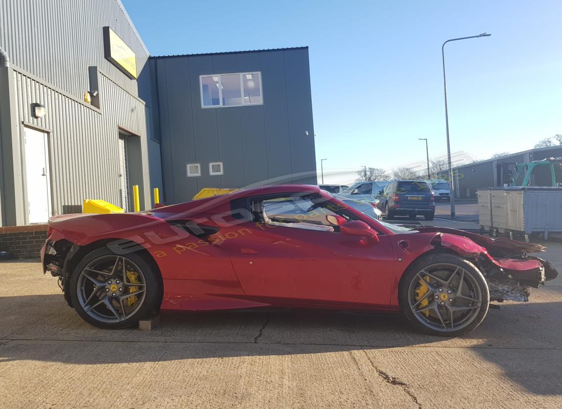 Ferrari F8 Spider with 940 Miles, being prepared for breaking #6