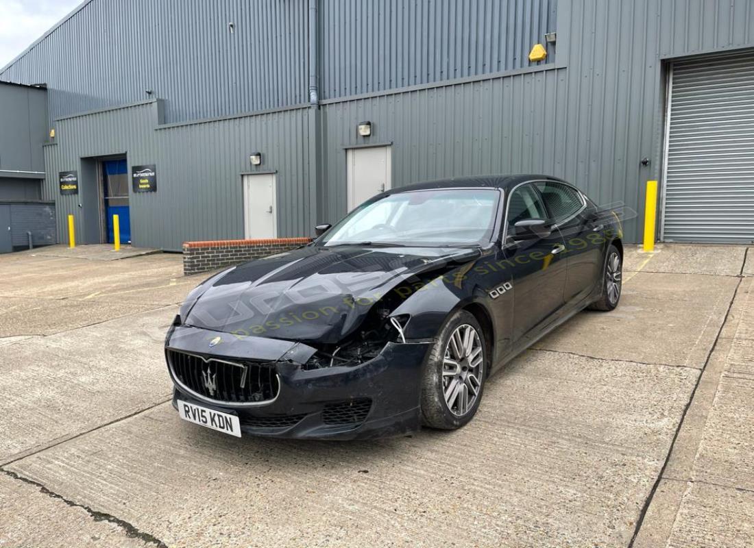 Maserati QTP 3.0 TDS V6 275HP (2015) getting ready to be stripped for parts at Eurospares