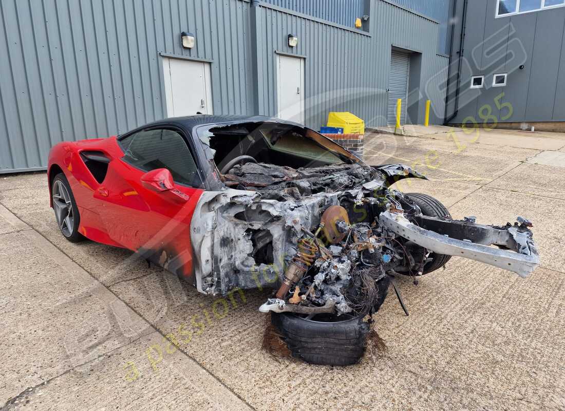 Ferrari F8 Tributo with 973 Miles, being prepared for breaking #7