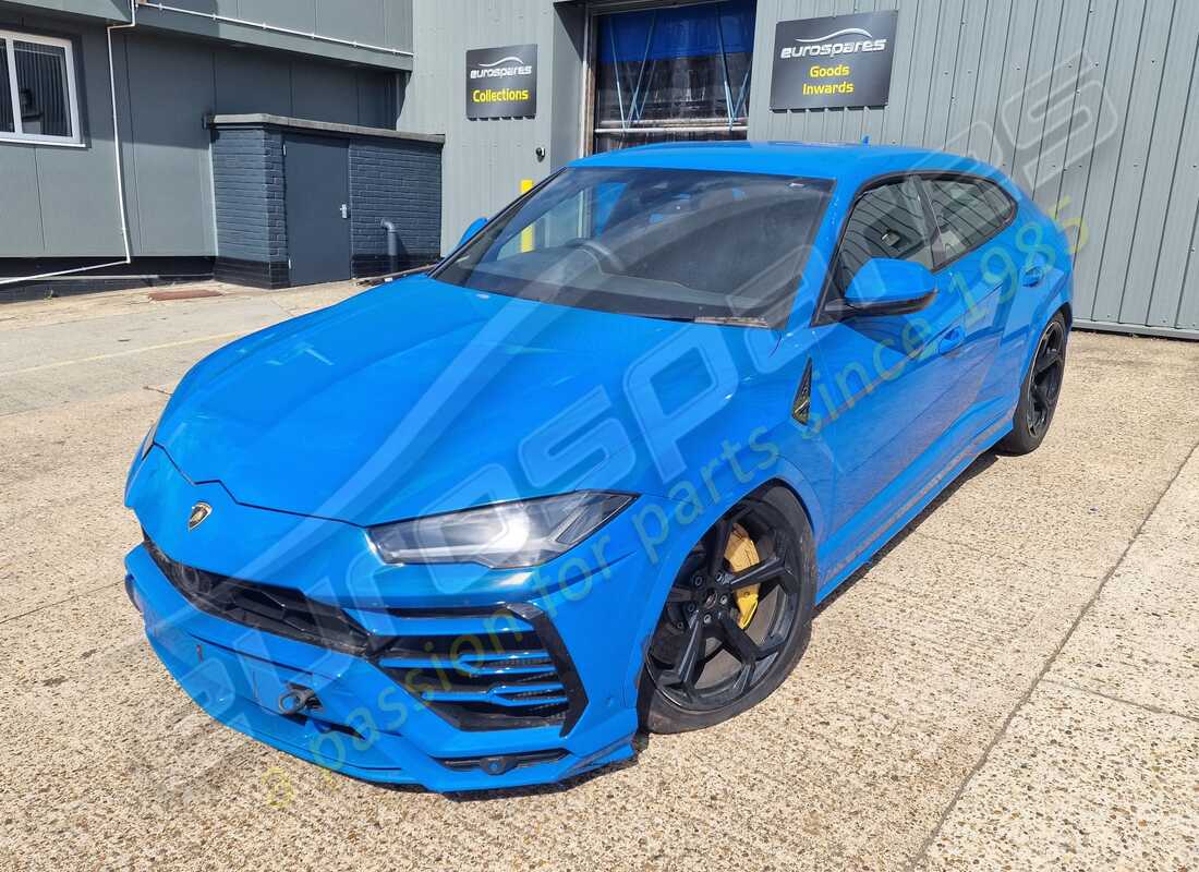 Lamborghini Urus (2020) getting ready to be stripped for parts at Eurospares