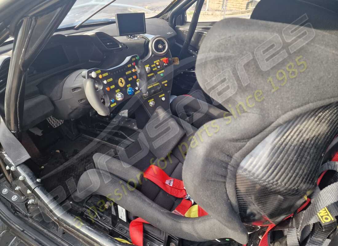 Ferrari 488 Challenge with 3,603 Kilometers, being prepared for breaking #9