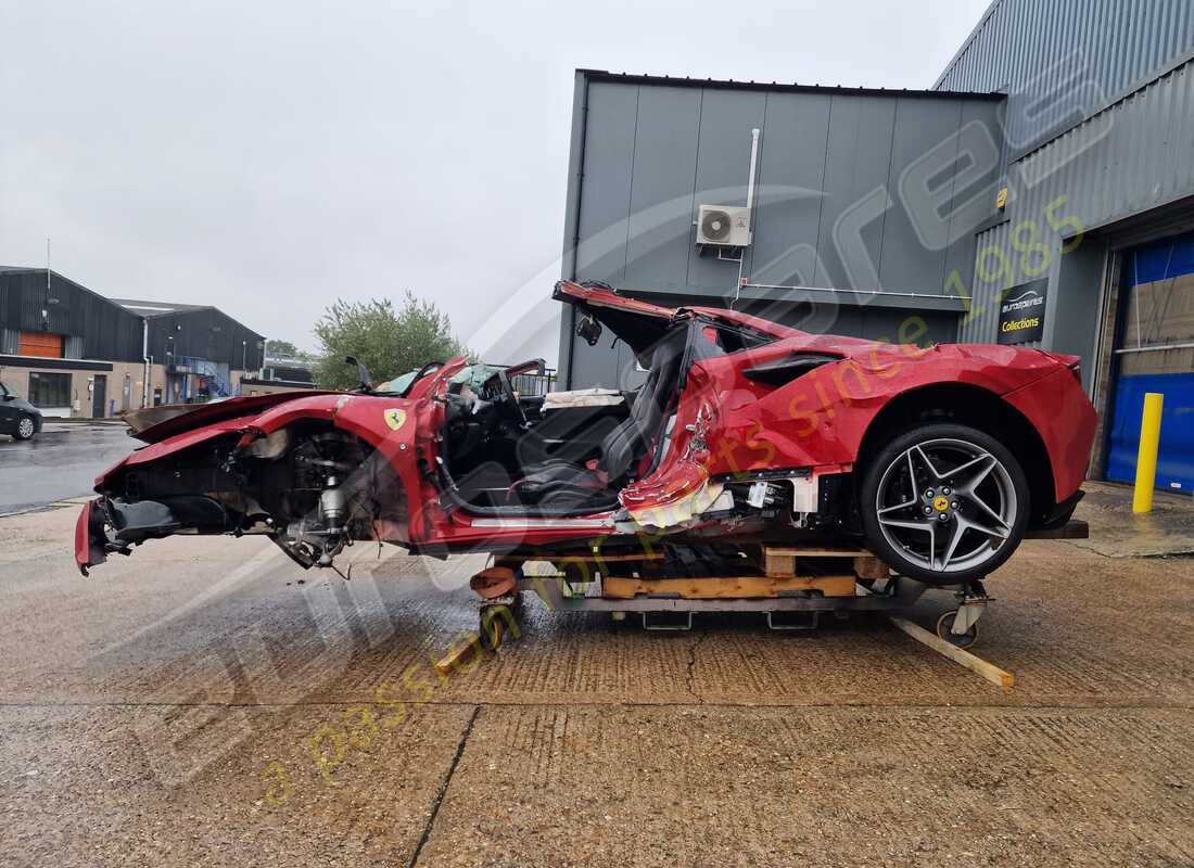 Ferrari F8 Tributo with 1,820 Miles, being prepared for breaking #2