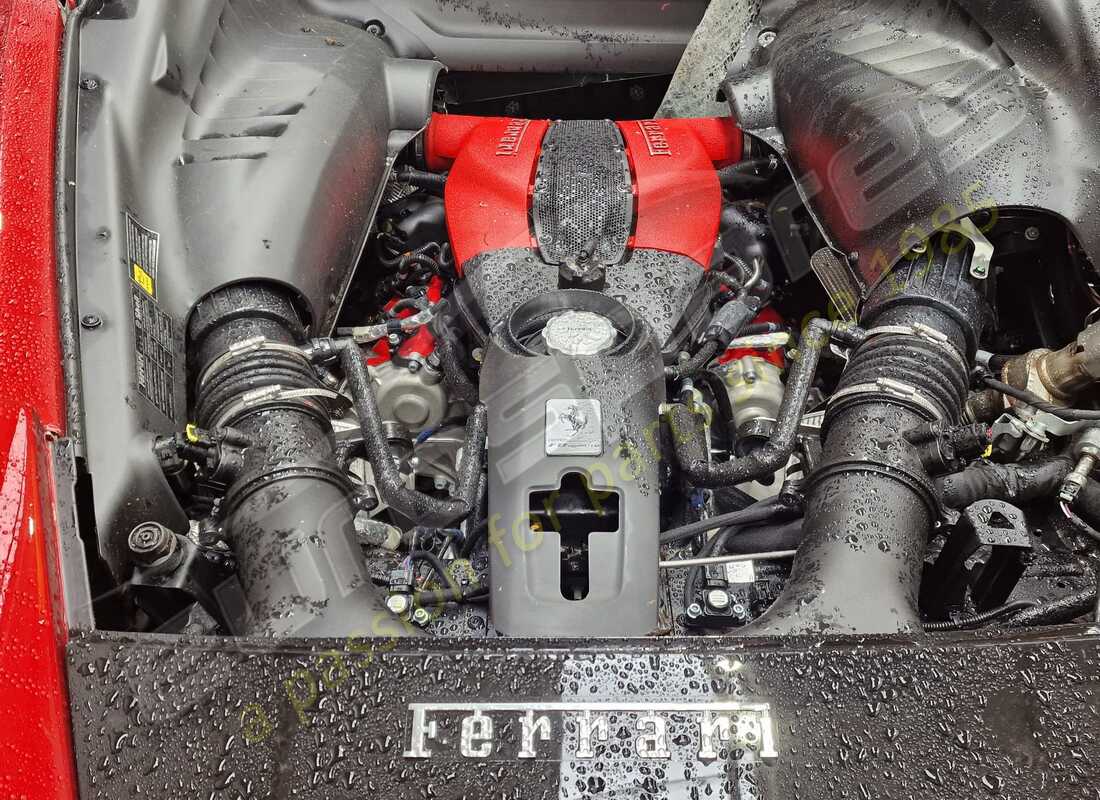 Ferrari F8 Tributo with 1,820 Miles, being prepared for breaking #13