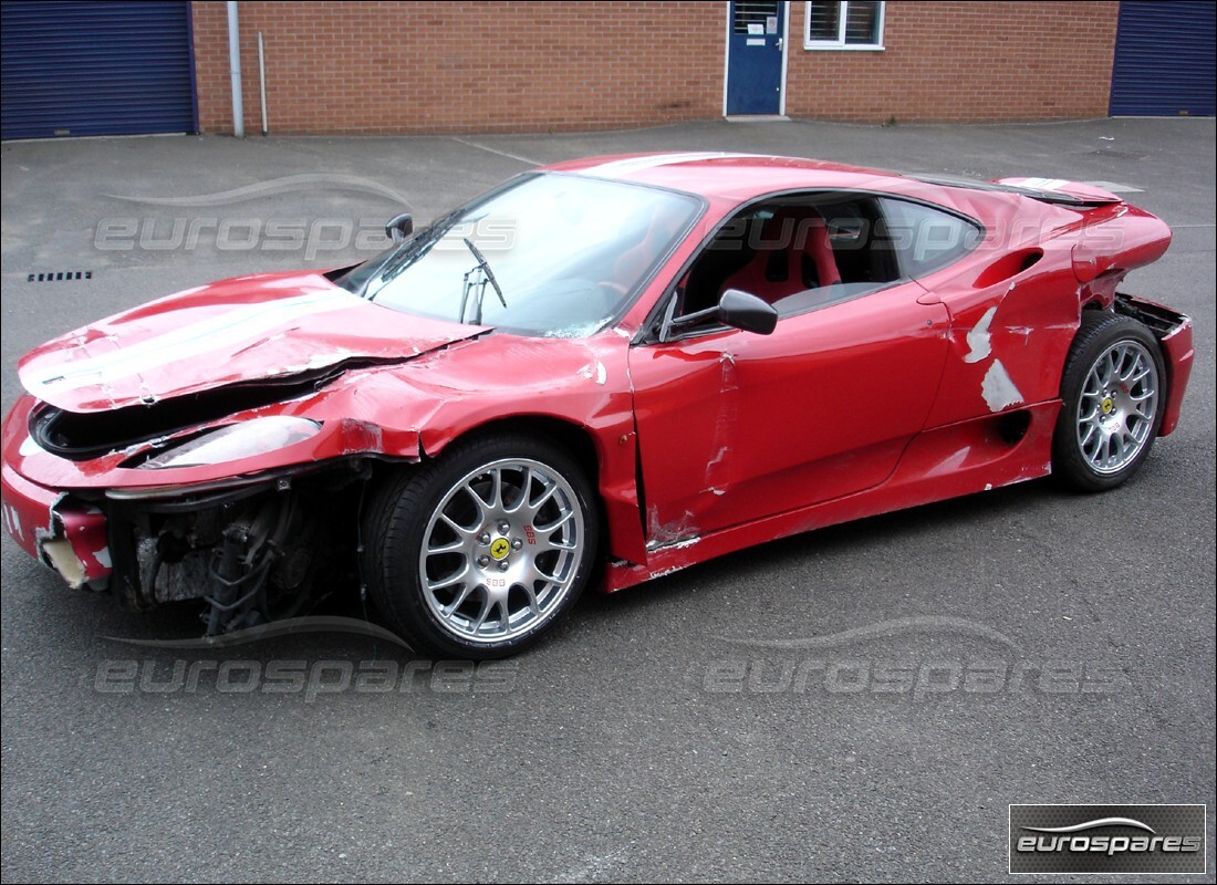 Ferrari 360 Modena with 3,000 Kilometers, being prepared for breaking #10