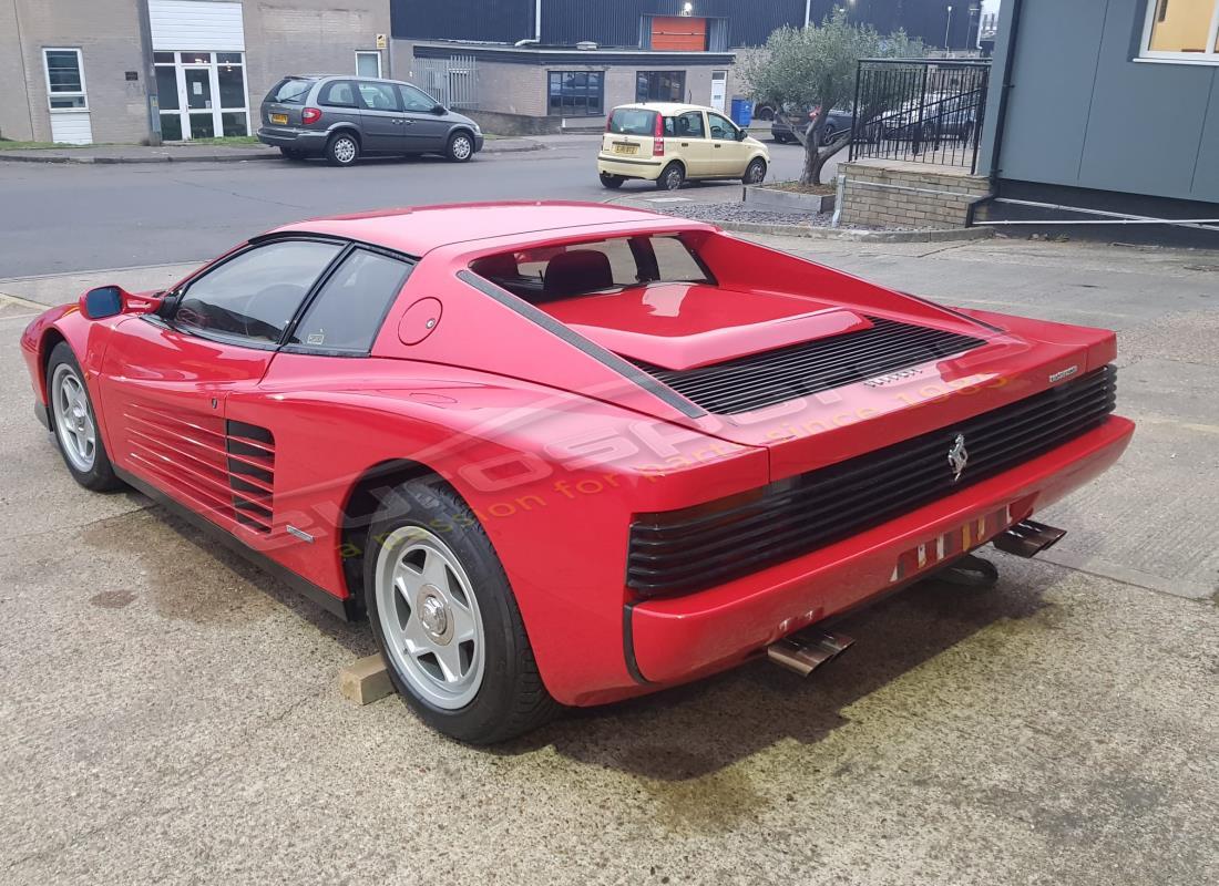 Ferrari Testarossa (1987) with 33,436 Kilometers, being prepared for breaking #3