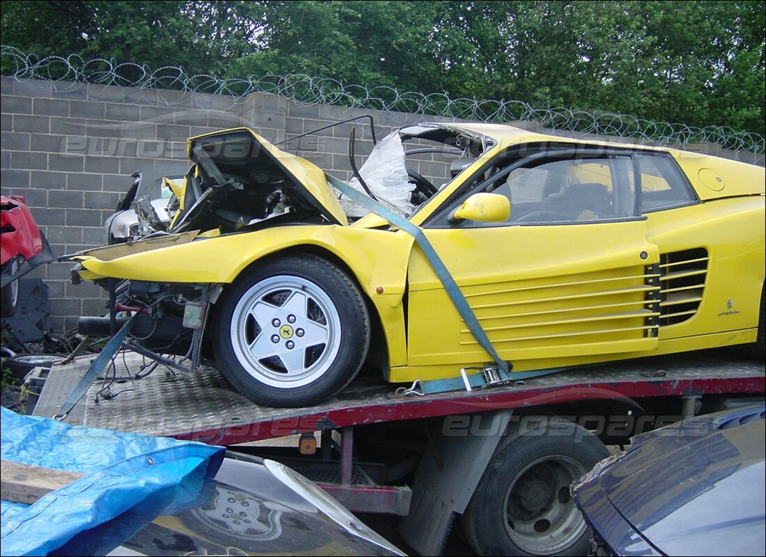Ferrari 512 TR with 27,000 Miles, being prepared for breaking #6