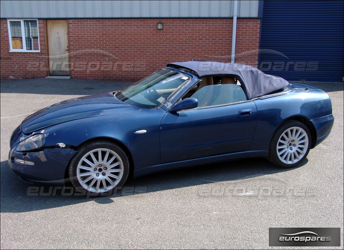 Maserati 4200 Spyder (2003) getting ready to be stripped for parts at Eurospares