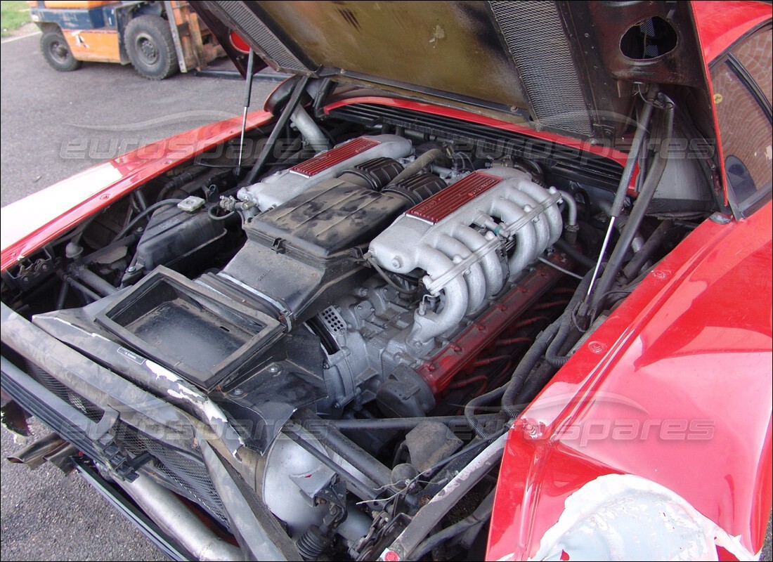 Ferrari Testarossa (1990) with 18,584 Miles, being prepared for breaking #4