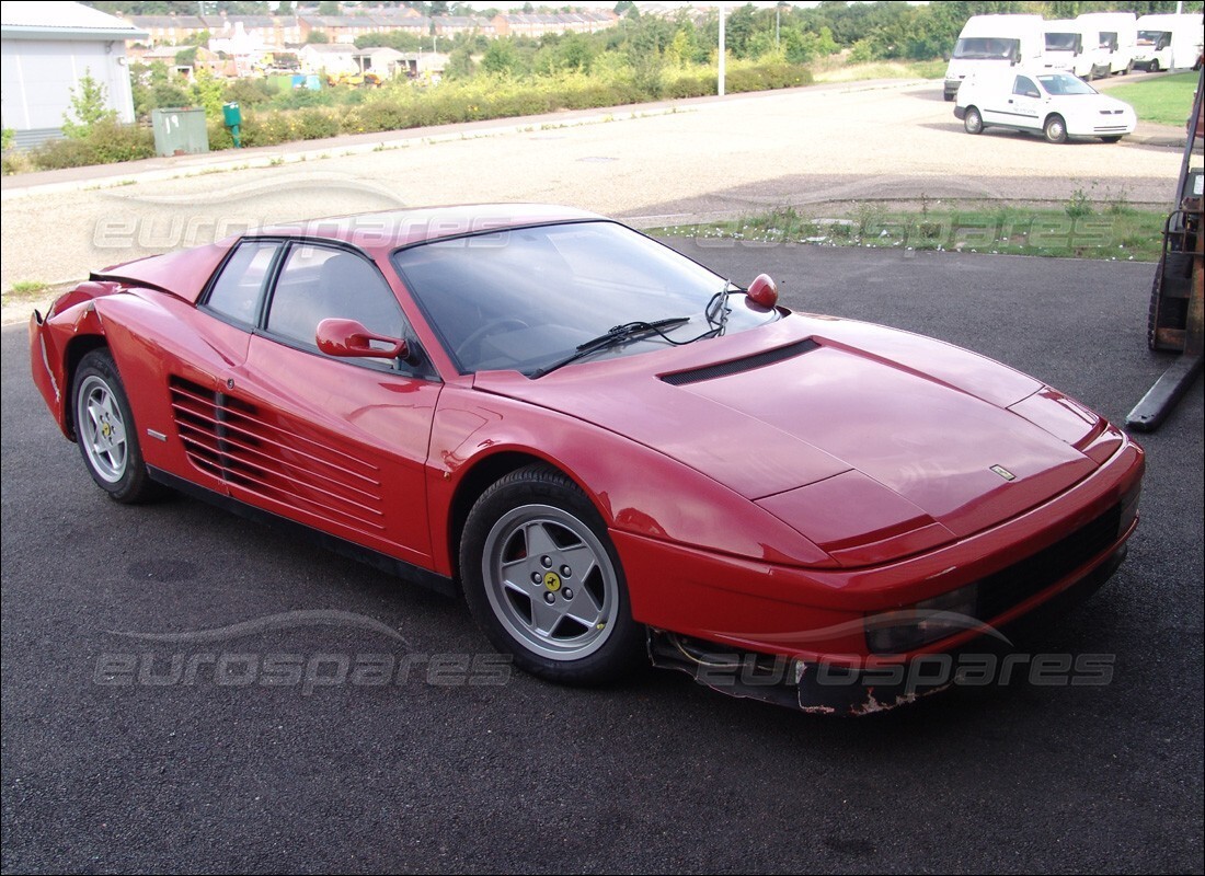 Ferrari Testarossa (1990) with 18,584 Miles, being prepared for breaking #1
