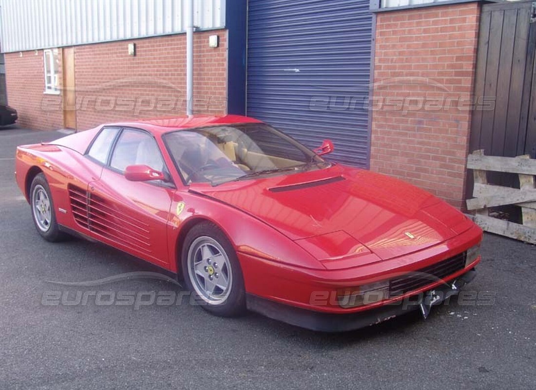 Ferrari Testarossa (1990) with 13,021 Miles, being prepared for breaking #1
