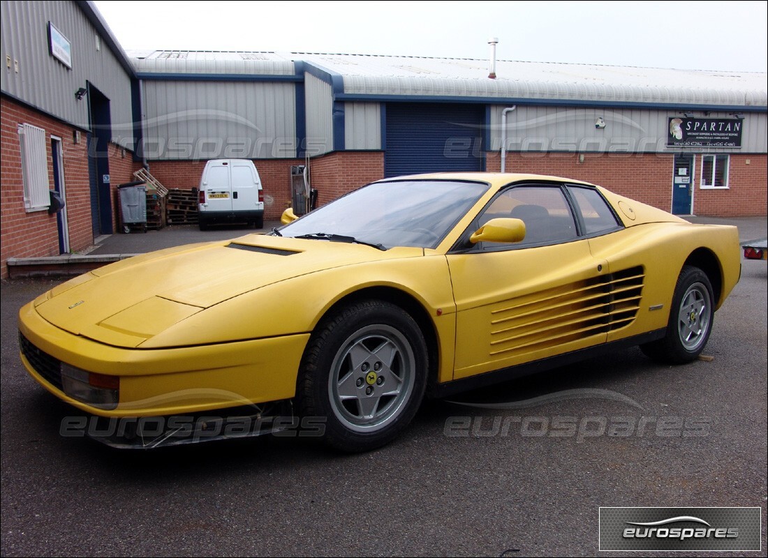 Ferrari Testarossa (1990) with 18,000 Kilometers, being prepared for breaking #1