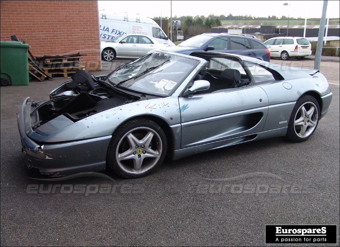 Ferrari 355 (5.2 Motronic) getting ready to be stripped for parts at Eurospares