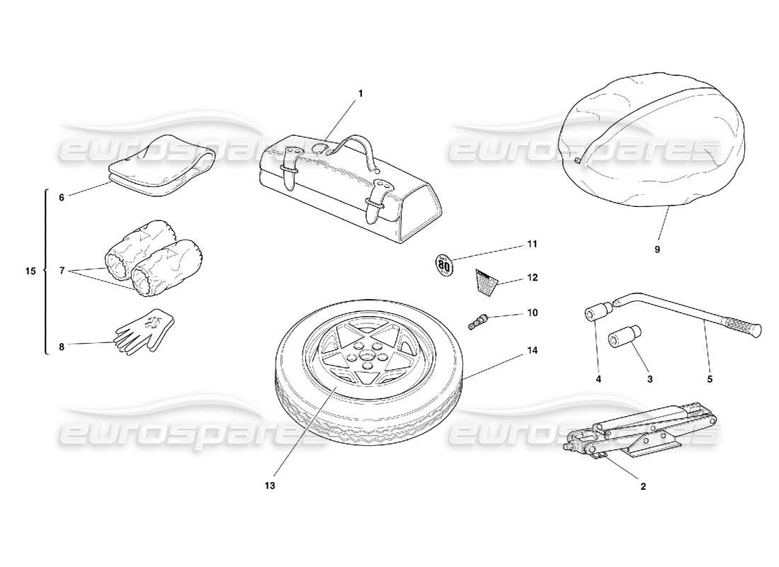 Part diagram containing part number 180540