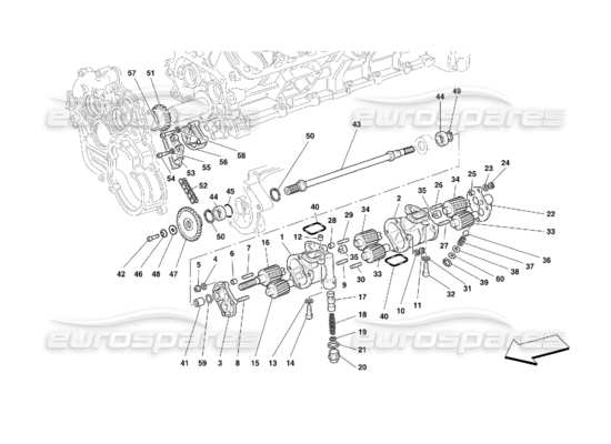 a part diagram from the Ferrari 456 parts catalogue