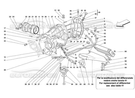 a part diagram from the Ferrari 456 parts catalogue