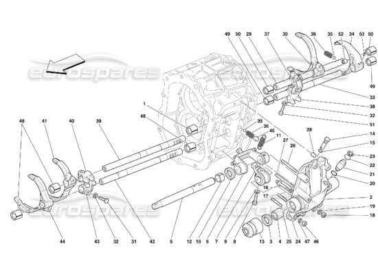 a part diagram from the Ferrari 456 parts catalogue