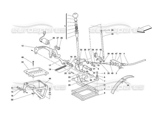 a part diagram from the Ferrari 456 M GT/M GTA parts catalogue