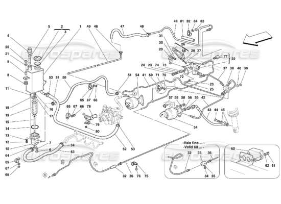 a part diagram from the Ferrari 456 M GT/M GTA parts catalogue