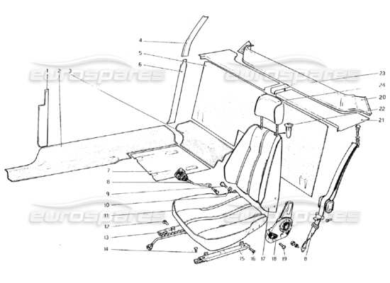 a part diagram from the Ferrari 308 parts catalogue