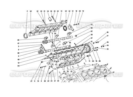 a part diagram from the Ferrari 308 parts catalogue