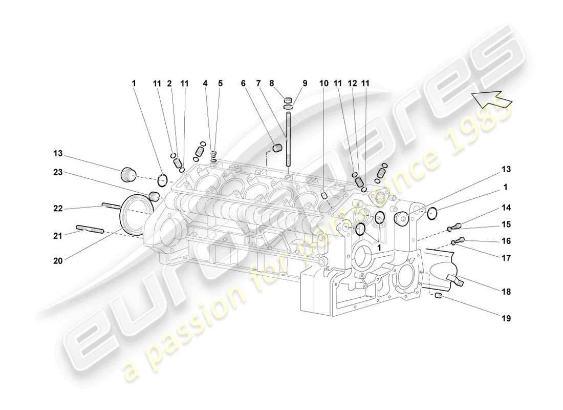 Part diagram containing part number 07M103801B