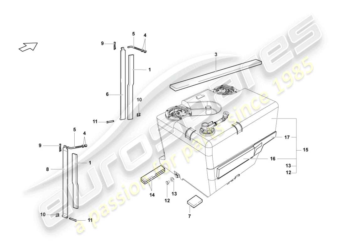 Part diagram containing part number 410201254