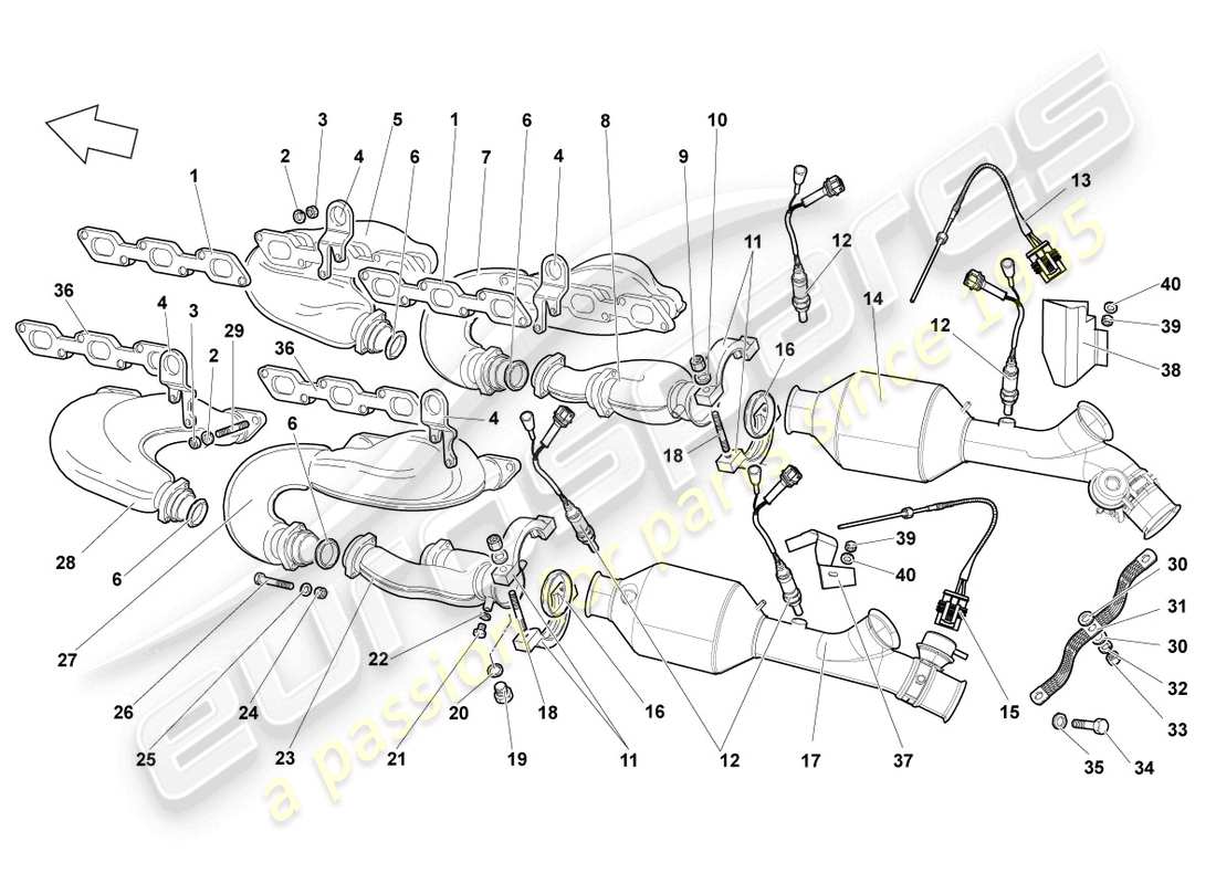 Part diagram containing part number 07M251707