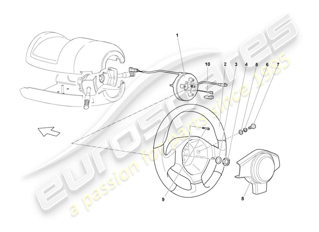 Part diagram containing part number WHT003106