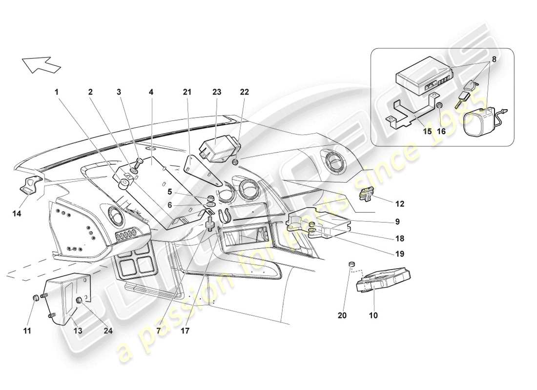 Part diagram containing part number 410959433DR