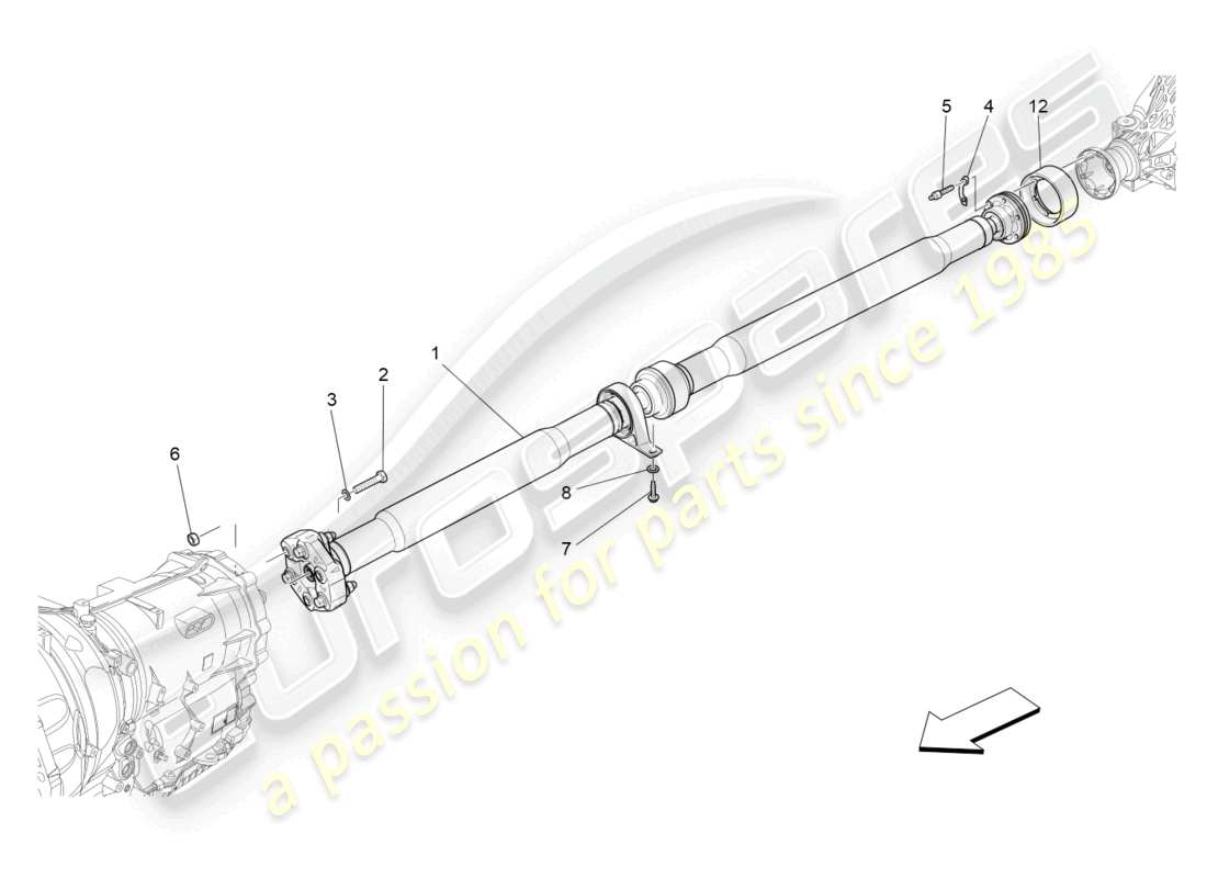 Part diagram containing part number 670008545