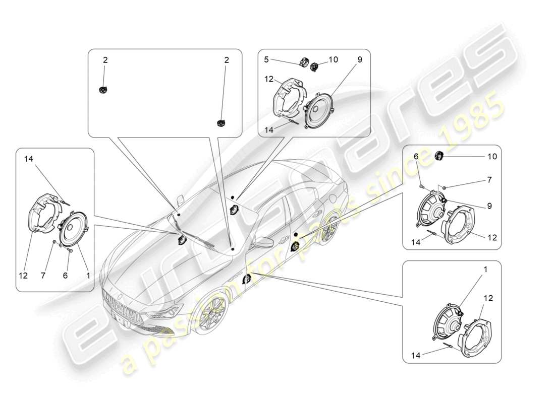 Part diagram containing part number 670006570