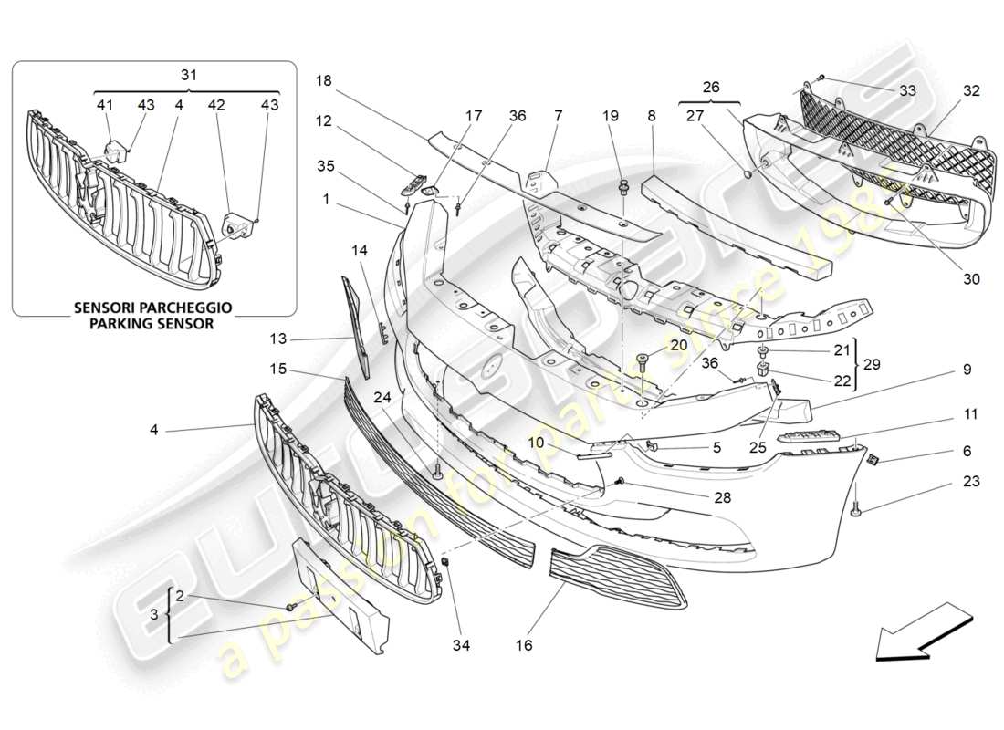 Part diagram containing part number 670036192