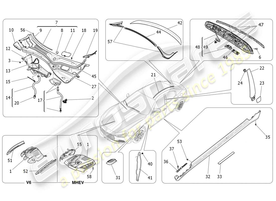 Part diagram containing part number 670006052