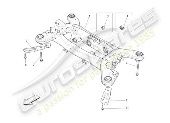 a part diagram from the Maserati Ghibli (2014-2016) parts catalogue