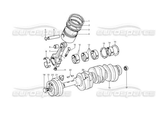 a part diagram from the Ferrari 246 parts catalogue