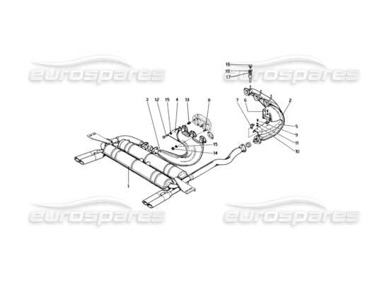 a part diagram from the Ferrari 246 parts catalogue