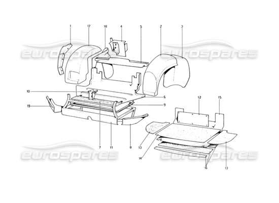 a part diagram from the Ferrari 246 parts catalogue