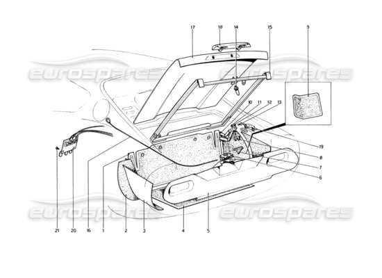 a part diagram from the Ferrari 246 parts catalogue