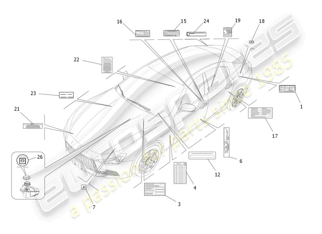 Part diagram containing part number 980157054