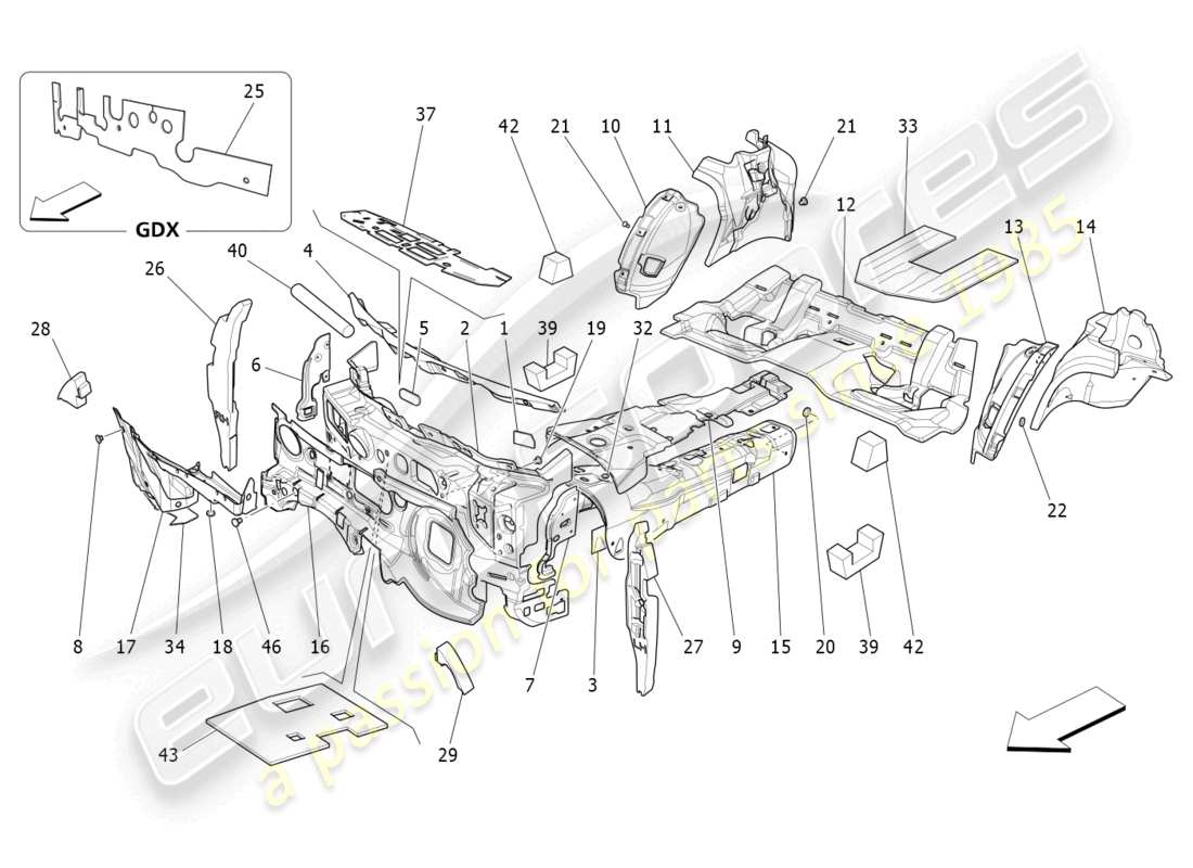 Part diagram containing part number 670037611