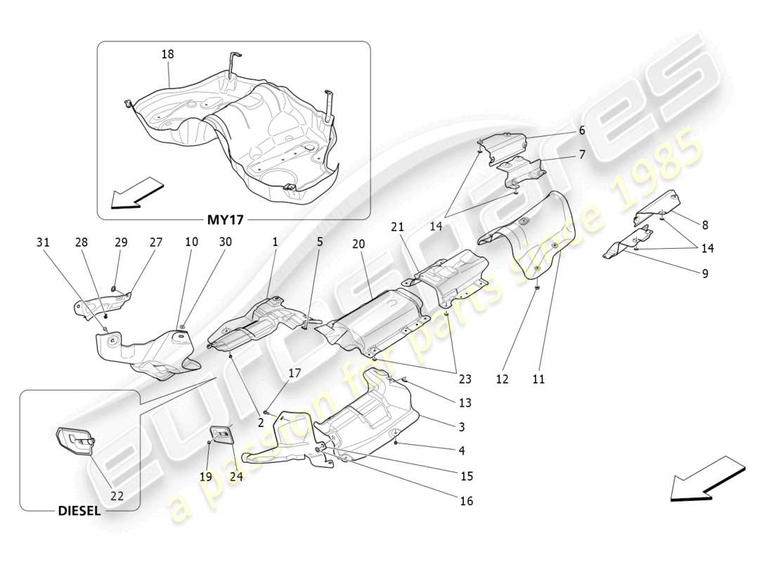 Part diagram containing part number 670004544