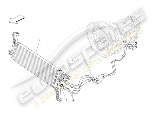 a part diagram from the Maserati Ghibli (2016) parts catalogue