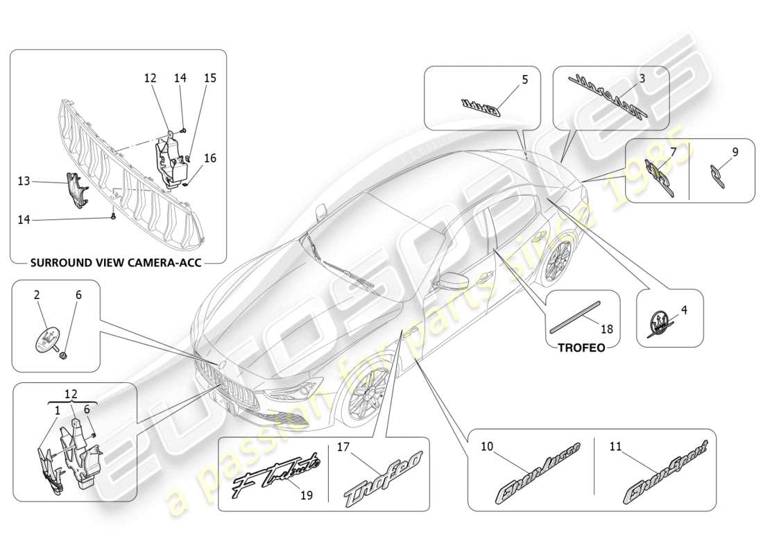 Part diagram containing part number 675000332