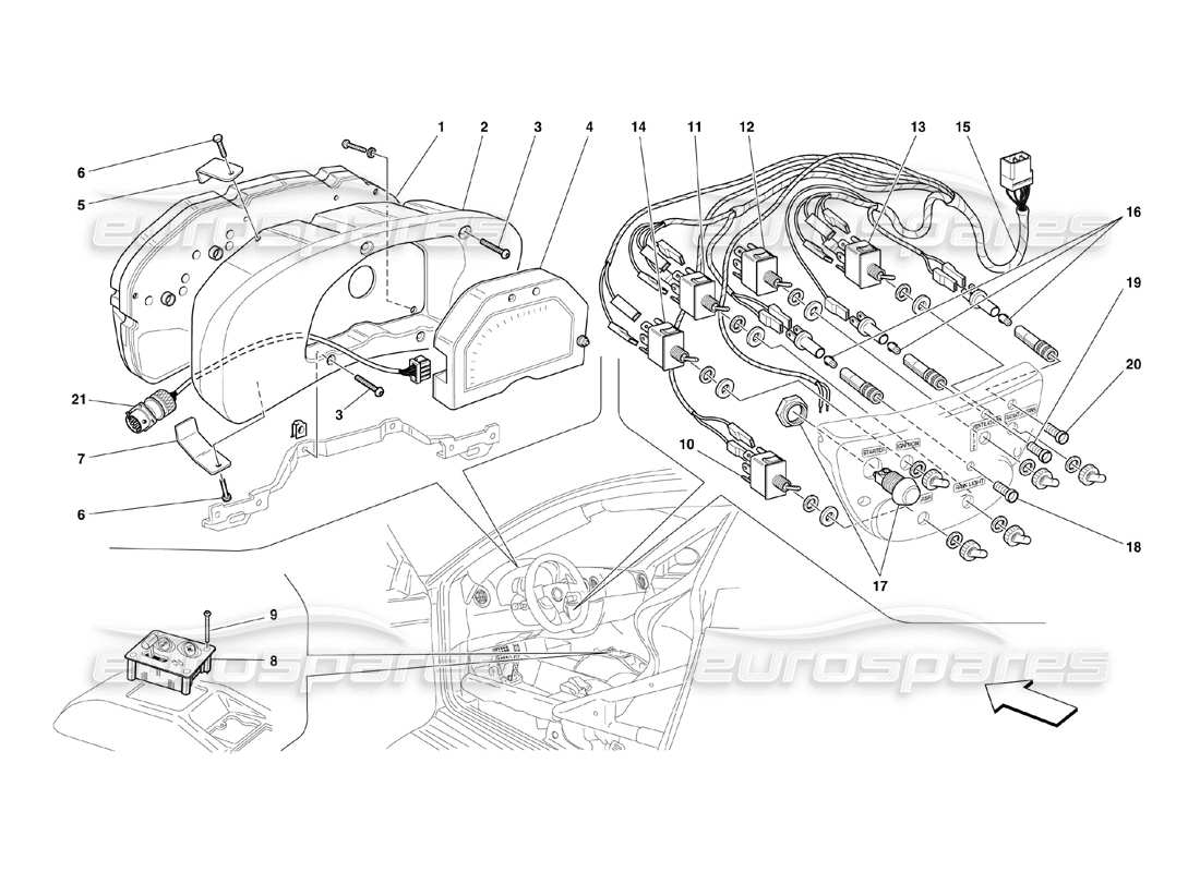 Part diagram containing part number 181067