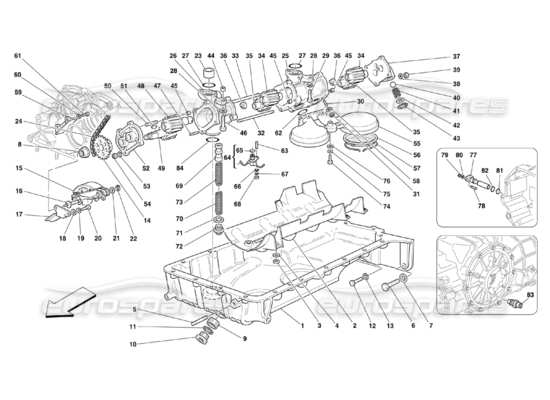 a part diagram from the Ferrari 360 Challenge (2000) parts catalogue
