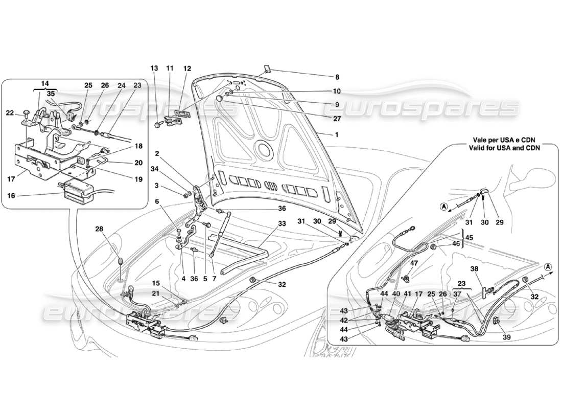 Part diagram containing part number 65850000