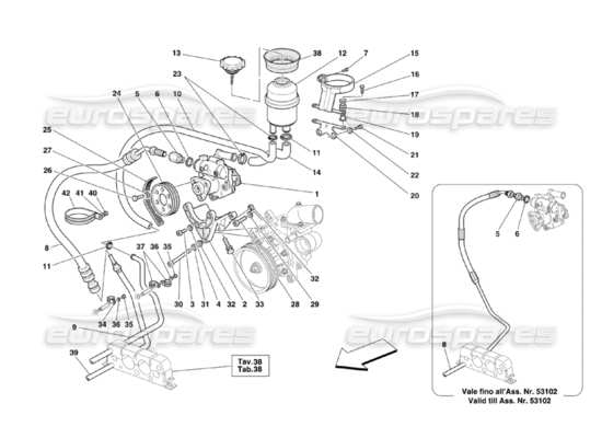 a part diagram from the Ferrari 360 parts catalogue